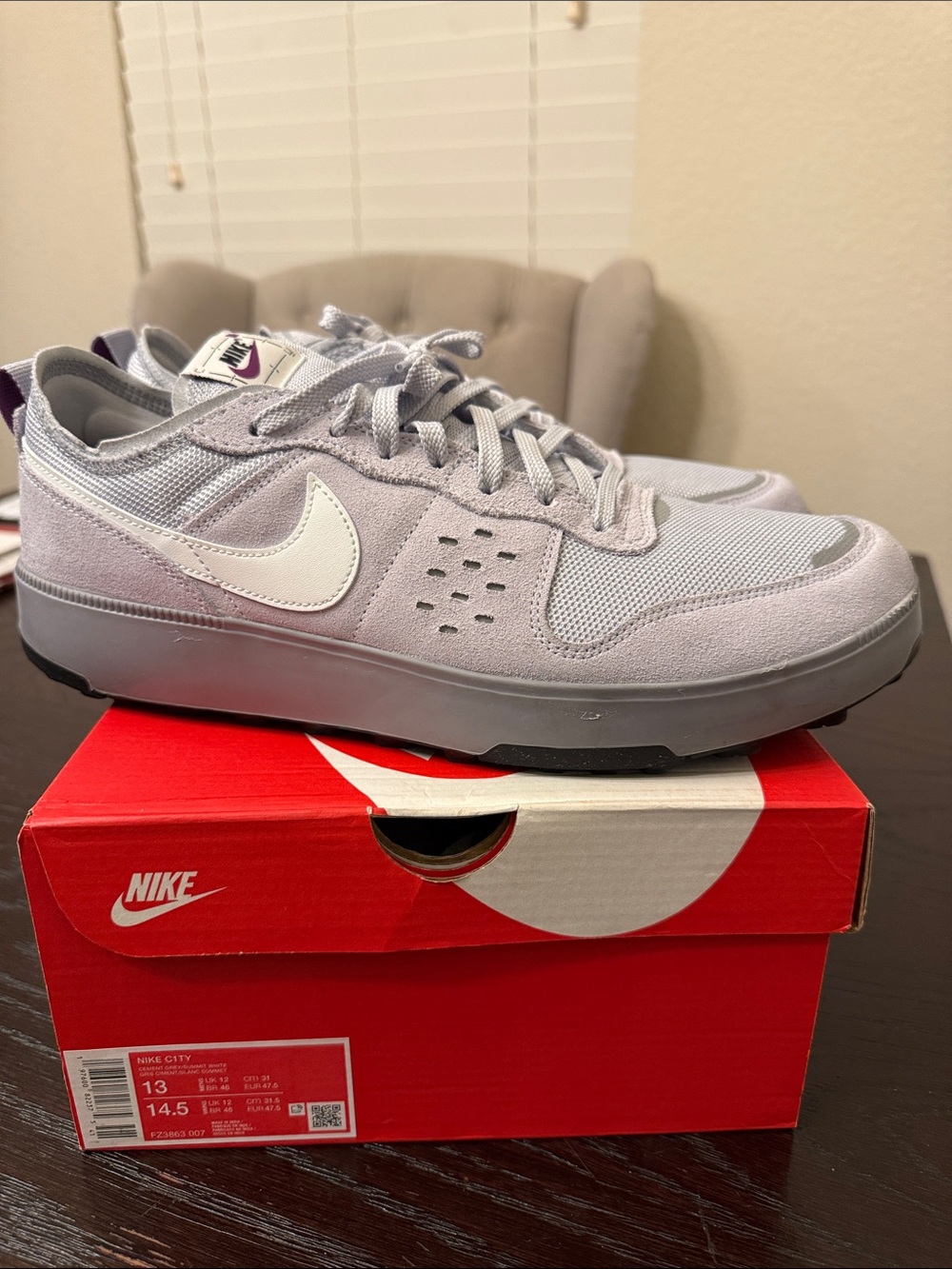 Nike City Men’s Grey/White Sneakers
